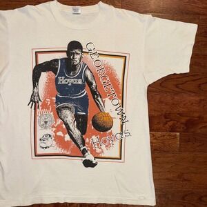 Vintage Georgetown Hoyas Basketball Graphic T-Shirt